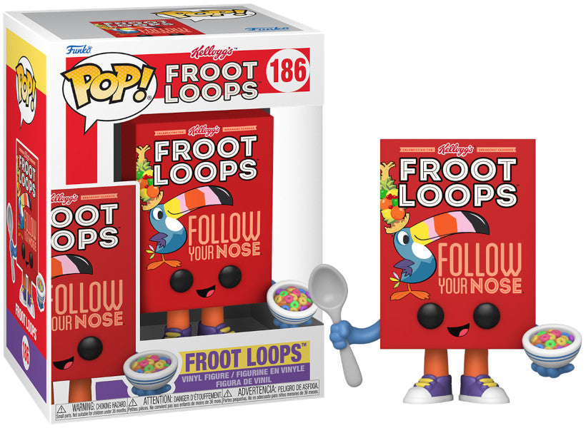 Funko Pop! Kelloggs: Froot Loops (Caja De Cereales) (186) Funko Pop! Kelloggs: Froot Loops (Caja De Cereales) (186)